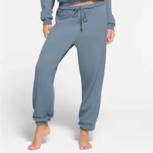 Skims steel blue cotton fleece jogger size 3X